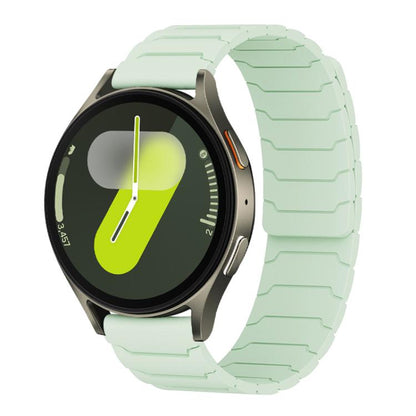 Bracelet de montre magnétique en silicone xDfind, For Samsung Galaxy Watch Ultra / Ultra 2025, For Samsung Galaxy Watch8 / 8 Classic, For Samsung Galaxy Watch 7 / 6 / 5 / FE