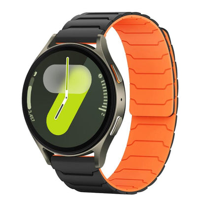 Bracelet de montre magnétique en silicone xDfind, For Samsung Galaxy Watch Ultra / Ultra 2025, For Samsung Galaxy Watch8 / 8 Classic, For Samsung Galaxy Watch 7 / 6 / 5 / FE