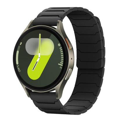 Bracelet de montre magnétique en silicone xDfind, For Samsung Galaxy Watch Ultra / Ultra 2025, For Samsung Galaxy Watch8 / 8 Classic, For Samsung Galaxy Watch 7 / 6 / 5 / FE