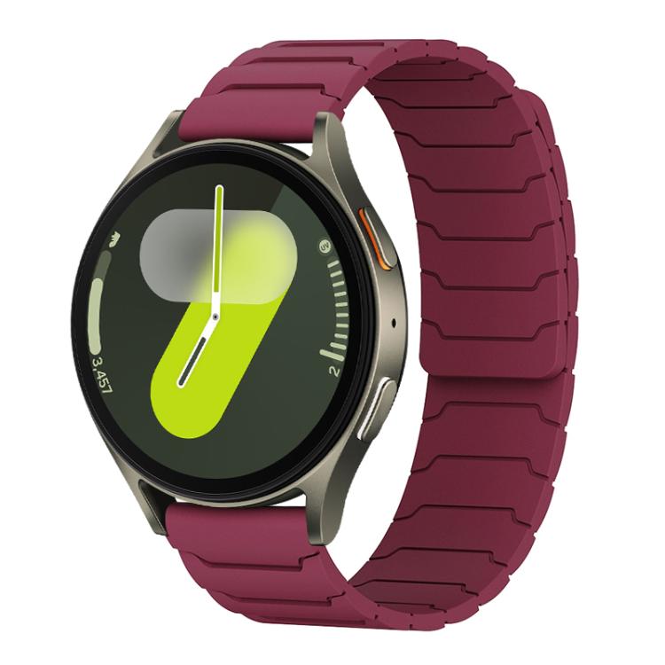 Bracelet de montre magnétique en silicone xDfind, For Samsung Galaxy Watch Ultra / Ultra 2025, For Samsung Galaxy Watch8 / 8 Classic, For Samsung Galaxy Watch 7 / 6 / 5 / FE