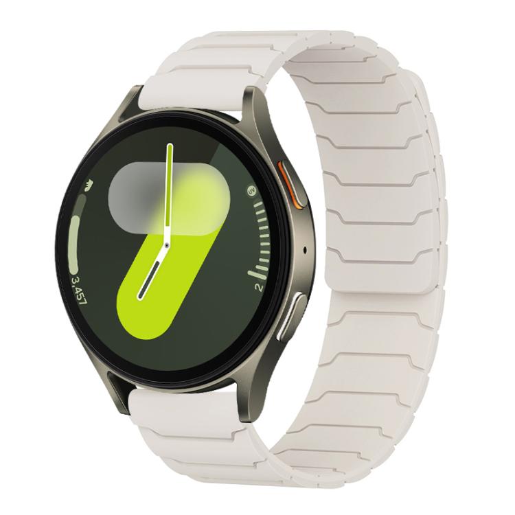 Bracelet de montre magnétique en silicone xDfind, For Samsung Galaxy Watch Ultra / Ultra 2025, For Samsung Galaxy Watch8 / 8 Classic, For Samsung Galaxy Watch 7 / 6 / 5 / FE
