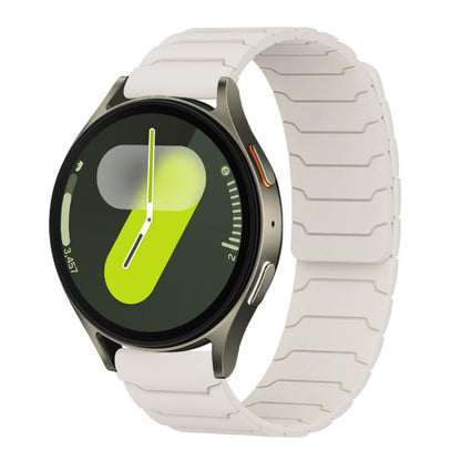 Bracelet de montre magnétique en silicone xDfind, For Samsung Galaxy Watch Ultra / Ultra 2025, For Samsung Galaxy Watch8 / 8 Classic, For Samsung Galaxy Watch 7 / 6 / 5 / FE