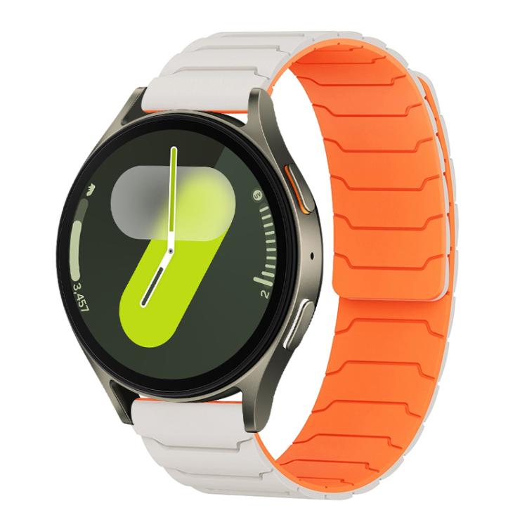 Bracelet de montre magnétique en silicone xDfind, For Samsung Galaxy Watch Ultra / Ultra 2025, For Samsung Galaxy Watch8 / 8 Classic, For Samsung Galaxy Watch 7 / 6 / 5 / FE