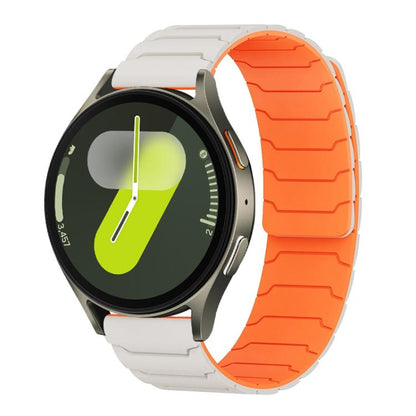 Bracelet de montre magnétique en silicone xDfind, For Samsung Galaxy Watch Ultra / Ultra 2025, For Samsung Galaxy Watch8 / 8 Classic, For Samsung Galaxy Watch 7 / 6 / 5 / FE
