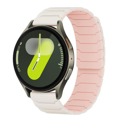 Bracelet de montre magnétique en silicone xDfind, For Samsung Galaxy Watch Ultra / Ultra 2025, For Samsung Galaxy Watch8 / 8 Classic, For Samsung Galaxy Watch 7 / 6 / 5 / FE