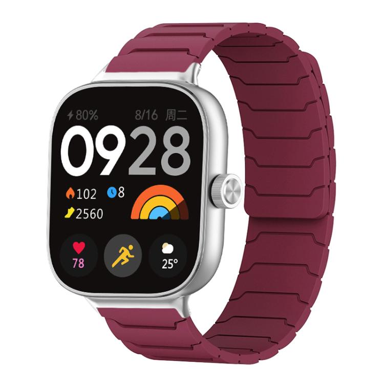 Bracelet de montre magnétique en silicone xDfind, For Xiaomi Band 10 Pro/9 Pro/Redmi Watch 6/5/4, For Redmi Watch 3 Active / Watch 3 Lite, For Redmi Watch 3