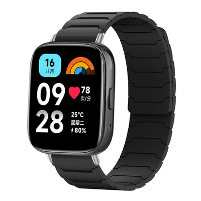 Bracelet de montre magnétique en silicone xDfind, For Xiaomi Band 10 Pro/9 Pro/Redmi Watch 6/5/4, For Redmi Watch 3 Active / Watch 3 Lite, For Redmi Watch 3