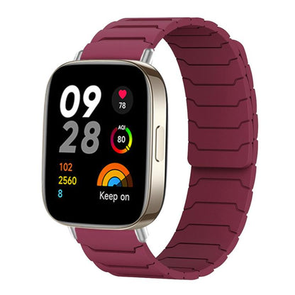 Bracelet de montre magnétique en silicone xDfind, For Xiaomi Band 10 Pro/9 Pro/Redmi Watch 6/5/4, For Redmi Watch 3 Active / Watch 3 Lite, For Redmi Watch 3