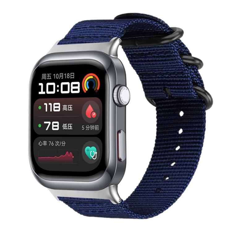 Bracelet de montre en nylon et toile xDfind avec boucle à anneau, For Huawei Watch Fit4 / Fit4 Pro / Fit3, For Huawei Watch D2