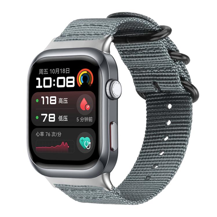 Bracelet de montre en nylon et toile xDfind avec boucle à anneau, For Huawei Watch Fit4 / Fit4 Pro / Fit3, For Huawei Watch D2