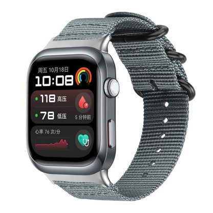 Bracelet de montre en nylon et toile xDfind avec boucle à anneau, For Huawei Watch Fit4 / Fit4 Pro / Fit3, For Huawei Watch D2