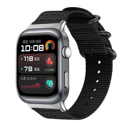 Bracelet de montre en nylon et toile xDfind avec boucle à anneau, For Huawei Watch Fit4 / Fit4 Pro / Fit3, For Huawei Watch D2