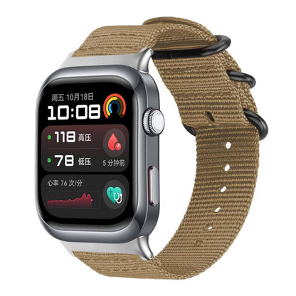 Bracelet de montre en nylon et toile xDfind avec boucle à anneau, For Huawei Watch Fit4 / Fit4 Pro / Fit3, For Huawei Watch D2