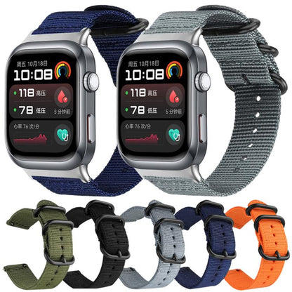 Bracelet de montre en nylon et toile xDfind avec boucle à anneau, For Huawei Watch Fit4 / Fit4 Pro / Fit3, For Huawei Watch D2