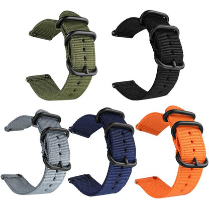 Bracelet de montre en nylon et toile xDfind avec boucle à anneau, For Huawei Watch Fit4 / Fit4 Pro / Fit3, For Huawei Watch D2