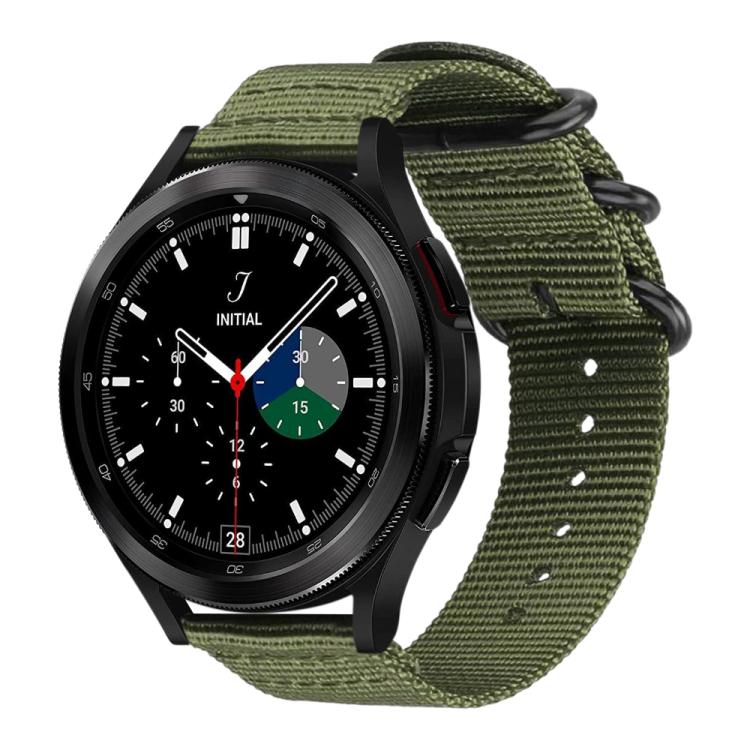Bracelet de montre en nylon et toile xDfind avec boucle à anneau, For Samsung Galaxy Watch Ultra / Ultra 2025, For Samsung Galaxy Watch8 / 8 Classic, For Samsung Galaxy Watch 7 / 6 / 5 / FE, For Samsung Galaxy Fit3 SM-R390