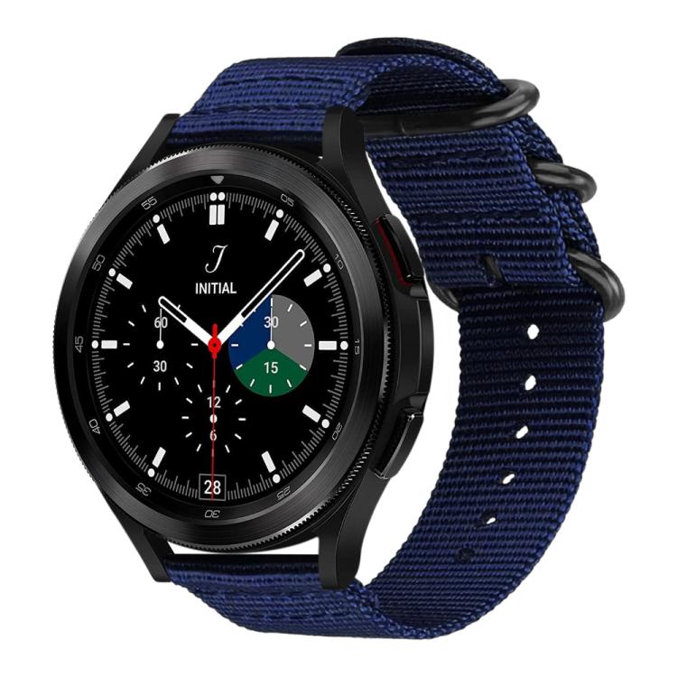 Bracelet de montre en nylon et toile xDfind avec boucle à anneau, For Samsung Galaxy Watch Ultra / Ultra 2025, For Samsung Galaxy Watch8 / 8 Classic, For Samsung Galaxy Watch 7 / 6 / 5 / FE, For Samsung Galaxy Fit3 SM-R390