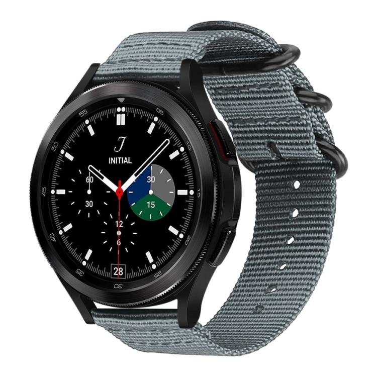 Bracelet de montre en nylon et toile xDfind avec boucle à anneau, For Samsung Galaxy Watch Ultra / Ultra 2025, For Samsung Galaxy Watch8 / 8 Classic, For Samsung Galaxy Watch 7 / 6 / 5 / FE, For Samsung Galaxy Fit3 SM-R390