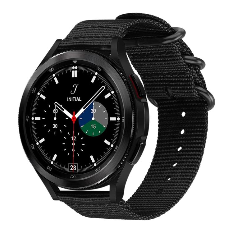 Bracelet de montre en nylon et toile xDfind avec boucle à anneau, For Samsung Galaxy Watch Ultra / Ultra 2025, For Samsung Galaxy Watch8 / 8 Classic, For Samsung Galaxy Watch 7 / 6 / 5 / FE, For Samsung Galaxy Fit3 SM-R390