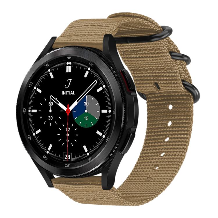 Bracelet de montre en nylon et toile xDfind avec boucle à anneau, For Samsung Galaxy Watch Ultra / Ultra 2025, For Samsung Galaxy Watch8 / 8 Classic, For Samsung Galaxy Watch 7 / 6 / 5 / FE, For Samsung Galaxy Fit3 SM-R390