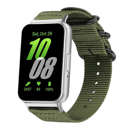 Bracelet de montre en nylon et toile xDfind avec boucle à anneau, For Samsung Galaxy Watch Ultra / Ultra 2025, For Samsung Galaxy Watch8 / 8 Classic, For Samsung Galaxy Watch 7 / 6 / 5 / FE, For Samsung Galaxy Fit3 SM-R390