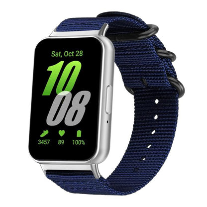 Bracelet de montre en nylon et toile xDfind avec boucle à anneau, For Samsung Galaxy Watch Ultra / Ultra 2025, For Samsung Galaxy Watch8 / 8 Classic, For Samsung Galaxy Watch 7 / 6 / 5 / FE, For Samsung Galaxy Fit3 SM-R390