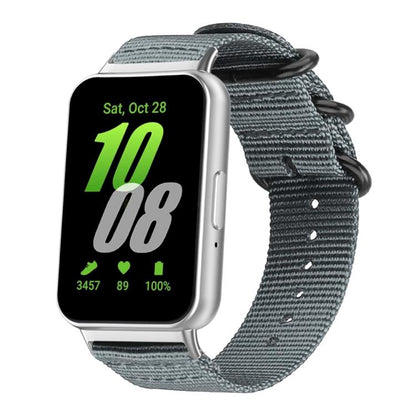 Bracelet de montre en nylon et toile xDfind avec boucle à anneau, For Samsung Galaxy Watch Ultra / Ultra 2025, For Samsung Galaxy Watch8 / 8 Classic, For Samsung Galaxy Watch 7 / 6 / 5 / FE, For Samsung Galaxy Fit3 SM-R390