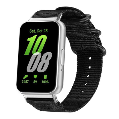 Bracelet de montre en nylon et toile xDfind avec boucle à anneau, For Samsung Galaxy Watch Ultra / Ultra 2025, For Samsung Galaxy Watch8 / 8 Classic, For Samsung Galaxy Watch 7 / 6 / 5 / FE, For Samsung Galaxy Fit3 SM-R390