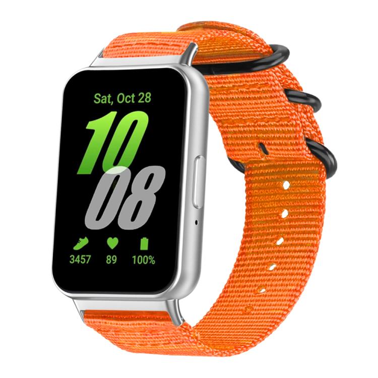 Bracelet de montre en nylon et toile xDfind avec boucle à anneau, For Samsung Galaxy Watch Ultra / Ultra 2025, For Samsung Galaxy Watch8 / 8 Classic, For Samsung Galaxy Watch 7 / 6 / 5 / FE, For Samsung Galaxy Fit3 SM-R390