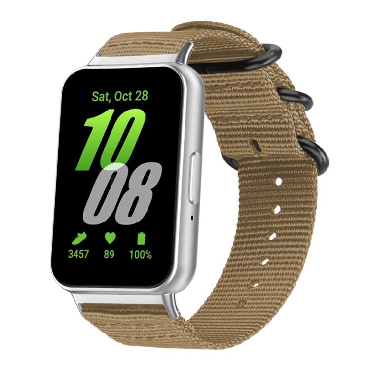 Bracelet de montre en nylon et toile xDfind avec boucle à anneau, For Samsung Galaxy Watch Ultra / Ultra 2025, For Samsung Galaxy Watch8 / 8 Classic, For Samsung Galaxy Watch 7 / 6 / 5 / FE, For Samsung Galaxy Fit3 SM-R390
