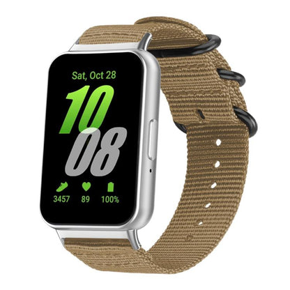 Bracelet de montre en nylon et toile xDfind avec boucle à anneau, For Samsung Galaxy Watch Ultra / Ultra 2025, For Samsung Galaxy Watch8 / 8 Classic, For Samsung Galaxy Watch 7 / 6 / 5 / FE, For Samsung Galaxy Fit3 SM-R390