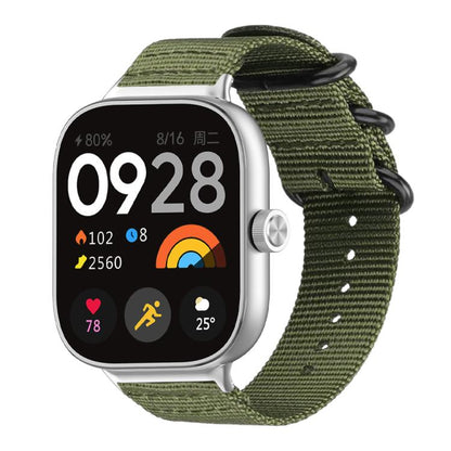 Bracelet de montre en nylon et toile xDfind avec boucle à anneau, For Xiaomi Band 10 Pro/9 Pro/Redmi Watch 6/5/4, For Redmi Watch 3 Active / Watch 3 Lite, For Redmi Watch 3