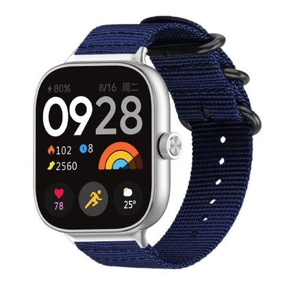 Bracelet de montre en nylon et toile xDfind avec boucle à anneau, For Xiaomi Band 10 Pro/9 Pro/Redmi Watch 6/5/4, For Redmi Watch 3 Active / Watch 3 Lite, For Redmi Watch 3