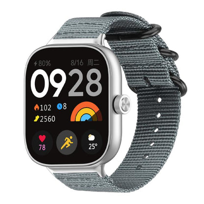 Bracelet de montre en nylon et toile xDfind avec boucle à anneau, For Xiaomi Band 10 Pro/9 Pro/Redmi Watch 6/5/4, For Redmi Watch 3 Active / Watch 3 Lite, For Redmi Watch 3