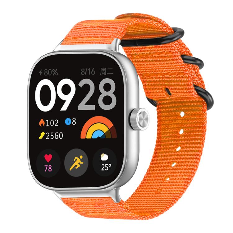 Bracelet de montre en nylon et toile xDfind avec boucle à anneau, For Xiaomi Band 10 Pro/9 Pro/Redmi Watch 6/5/4, For Redmi Watch 3 Active / Watch 3 Lite, For Redmi Watch 3