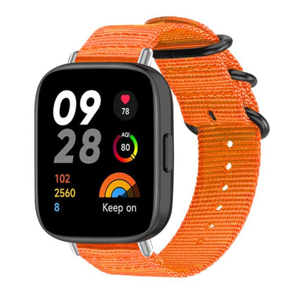 Bracelet de montre en nylon et toile xDfind avec boucle à anneau, For Xiaomi Band 10 Pro/9 Pro/Redmi Watch 6/5/4, For Redmi Watch 3 Active / Watch 3 Lite, For Redmi Watch 3