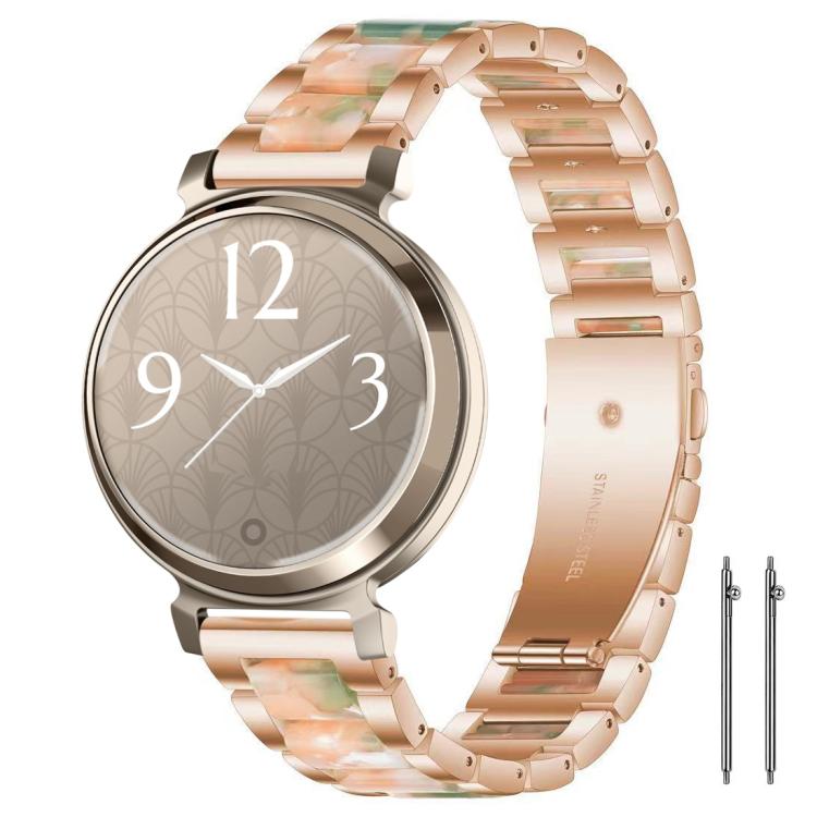 Bracelet de montre xDfind à trois perles en résine et métal, 14mm, 20mm, 22mm, 18mm