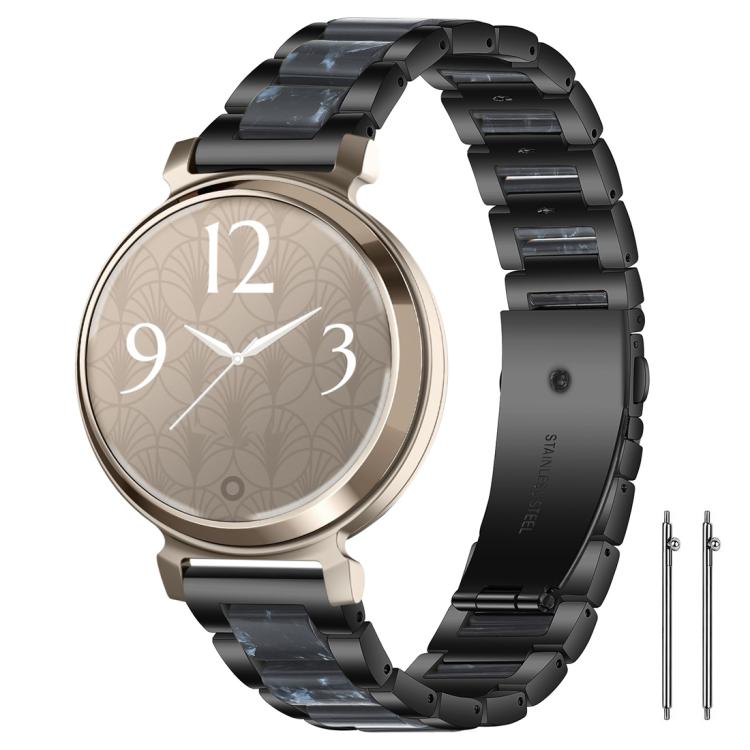 Bracelet de montre xDfind à trois perles en résine et métal, 14mm, 20mm, 22mm, 18mm