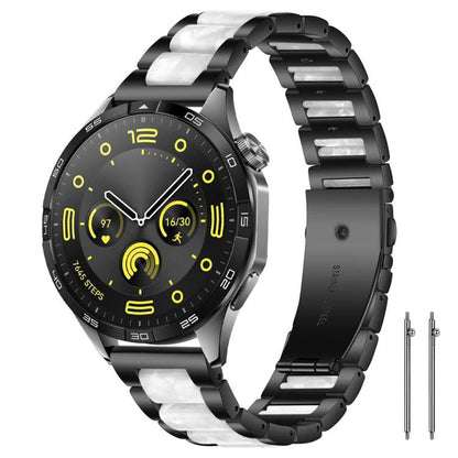 Bracelet de montre xDfind à trois perles en résine et métal, 14mm, 18mm, 20mm, 22mm