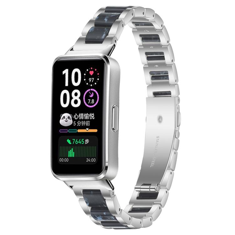 Bracelet de montre xDfind à trois perles en résine et métal, For Huawei Watch Fit4 / Fit4 Pro / Fit3, For Huawei Band 10 / 9 / 8