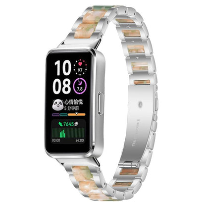 Bracelet de montre xDfind à trois perles en résine et métal, For Huawei Watch Fit4 / Fit4 Pro / Fit3, For Huawei Band 10 / 9 / 8