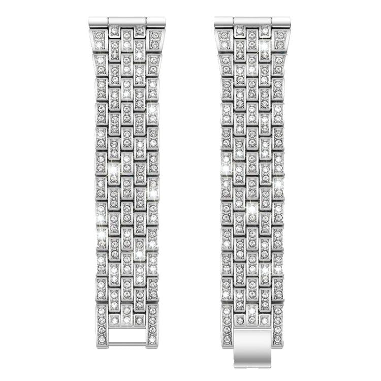 Bracelet de montre xDfind à cinq perles entièrement serti de diamants, 20mm, 22mm, 18mm