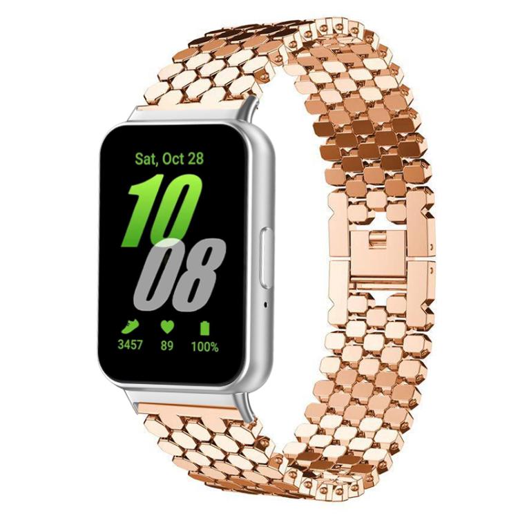 Bracelet de montre en métal à texture écailles de poisson xDfind, For Samsung Galaxy Watch Ultra/Ultra 2025, For Samsung Galaxy Watch8 / 8 Classic, For Samsung Galaxy Watch7 / FE / 6 / 5 / 4, For Samsung Galaxy Fit3
