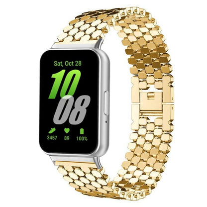 Bracelet de montre en métal à texture écailles de poisson xDfind, For Samsung Galaxy Watch Ultra/Ultra 2025, For Samsung Galaxy Watch8 / 8 Classic, For Samsung Galaxy Watch7 / FE / 6 / 5 / 4, For Samsung Galaxy Fit3