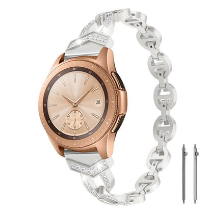 Bracelet de montre xDfind Diamond en acier inoxydable, 20mm, 22mm