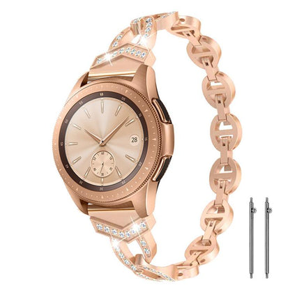 Bracelet de montre xDfind Diamond en acier inoxydable, 20mm, 22mm