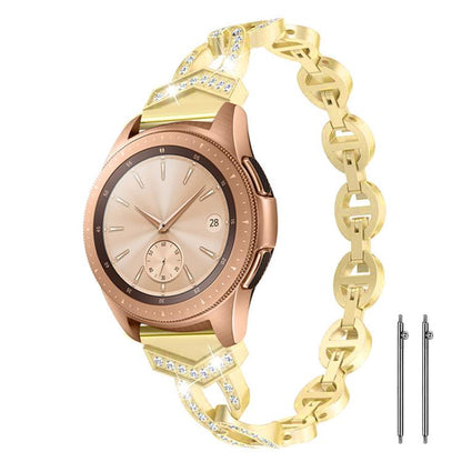 Bracelet de montre xDfind Diamond en acier inoxydable, 20mm, 22mm