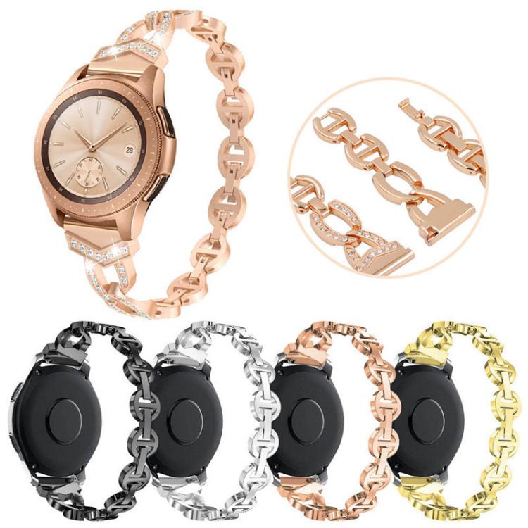 Bracelet de montre xDfind Diamond en acier inoxydable, 20mm, 22mm