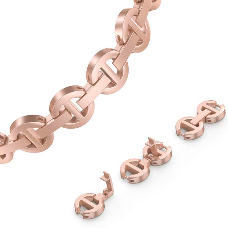 Bracelet de montre xDfind Diamond en acier inoxydable, 20mm, 22mm