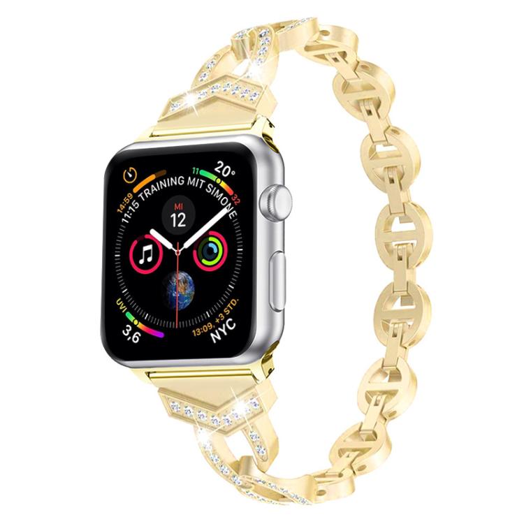 Bracelet de montre xDfind Diamond en acier inoxydable, For Apple Watch 42 / 44 / 45 / 46 / 49mm, For Apple Watch 38 / 40 / 41 / S10 42mm